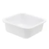 Bassine Carrée Pour Soins 12L Blanche 39x39x14cm -Bleu Libellule Boutique bassine carree pour soins 12l blanche 39x39x14cm