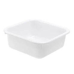 Bassine Carrée Pour Soins 12L Blanche 39x39x14cm