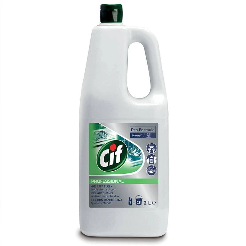 Cif Professional Gel Avec Javel / 2000ml 3 Cif Professional Gel Avec Javel / 2000ml