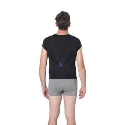 Correcteur De Posture Homme Lyne Up T-shirt Seconde Peau Noir -Bleu Libellule Boutique correcteur de posture taille pk2 homme noir t shirt seconde peau lyne up 2