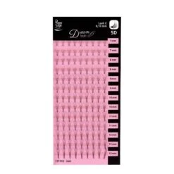 Extension De Cils Volume Russe 5D Courbe Extreme 0.10 X 7-8-9-10-11-12-13mm