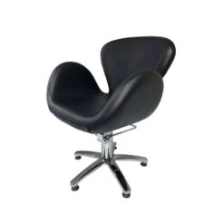 Fauteuil Flora Noir 90x66cm -Bleu Libellule Boutique fauteuil flora noir 90x66cm 2