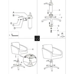 Fauteuil Noir Berlin 50x98cm 7 Fauteuil Noir Berlin 50x98cm -Bleu Libellule Boutique fauteuil noir berlin 50x98cm 2
