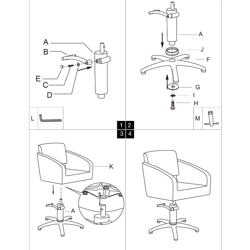 Fauteuil Noir Berlin 50x98cm 5 Fauteuil Noir Berlin 50x98cm – Image 3