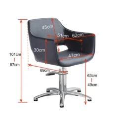 Fauteuil Noir Stockholm Reconditionné