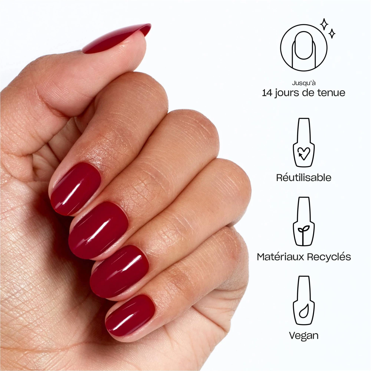 OPI Faux-ongles XPRESS/ON - Big Apple Red™ / 2g 8 OPI Faux-ongles XPRESS/ON - Big Apple Red™ / 2g – Image 6