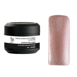 Gel De Couleur UV&LED Color It - Scintillant Nude Argent 5g / 5g