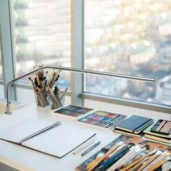 Lampe De Table LED Slimline -Bleu Libellule Boutique lampe de table led slimline e35108 2