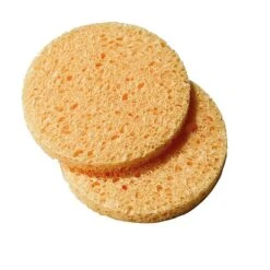Eponges Maquillage En Cellulose 7cm X2 Jaune