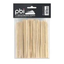 Lot De 200 Spatules Sourcils Précision Bois 8.8x0.5cm