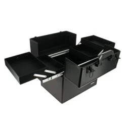 Mallette Professionnelle à Compartiments Noire 37x27x35cm
