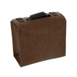 Mallette Souple Barber Marron & Noir 28x25x11cm -Bleu Libellule Boutique mallette souple barber marron noir 28x25x11cm 2