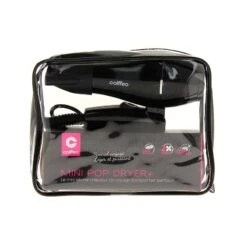 Mini Sèche-cheveux De Voyage Noir -Bleu Libellule Boutique mini seche cheveux de voyage noir 6