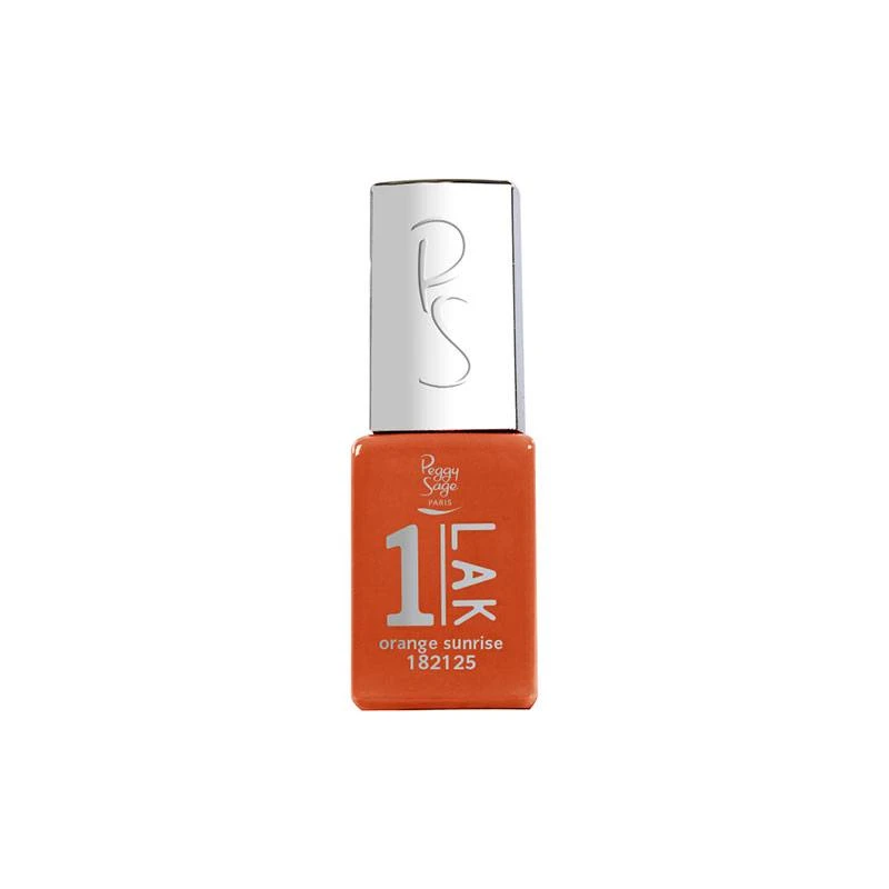 Mini Vernis Semi-permanent 1-LAK Orange Sunrise / 5ml 4 Mini Vernis Semi-permanent 1-LAK Orange Sunrise / 5ml – Image 2