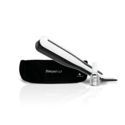 Pack SteamPod 3.0 Lisseur Vapeur & Soin Lissant + Pochette Thermorésistante -Bleu Libellule Boutique pack steampod 30 lisseur vapeur soin lissant pochette thermoresistante 2