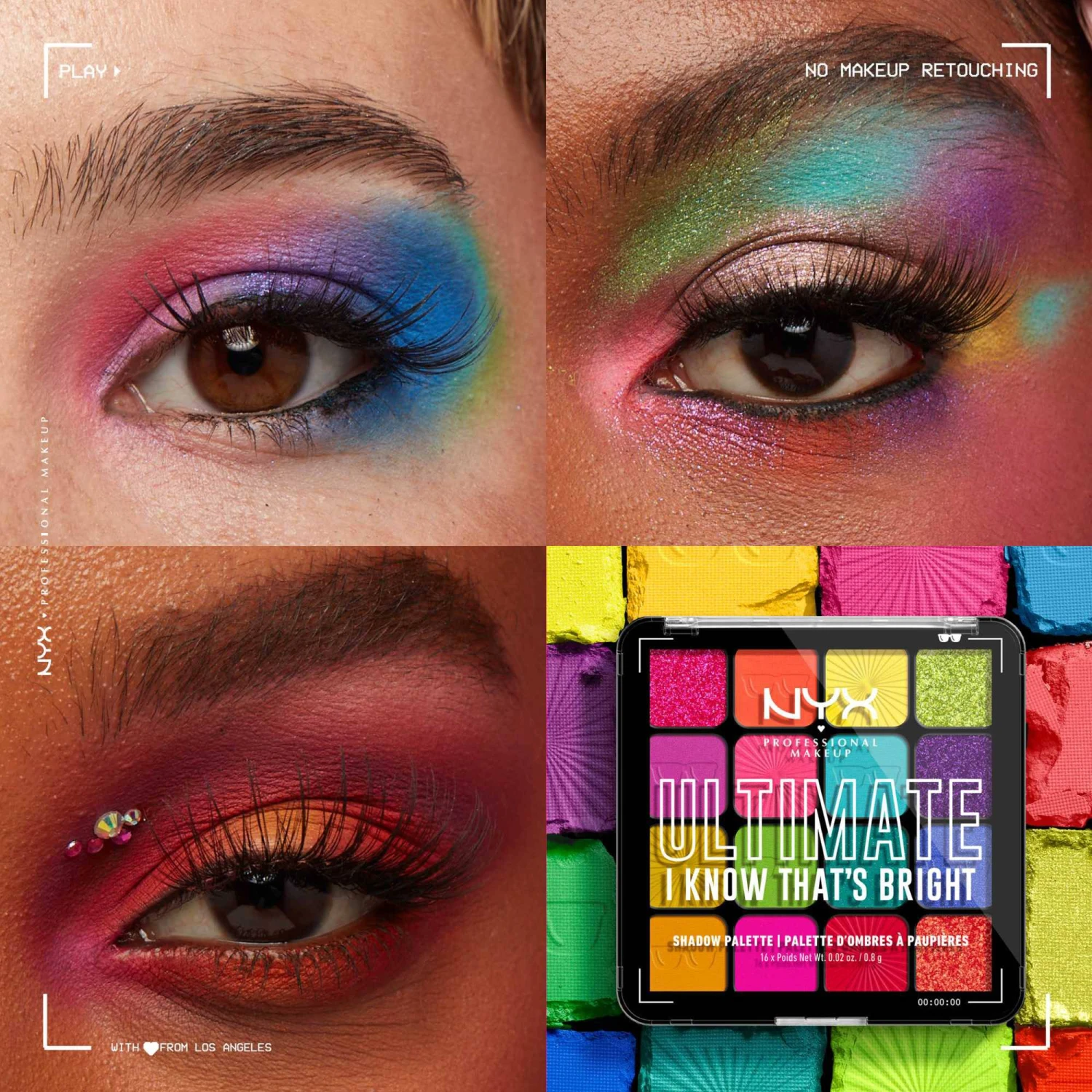 Palette 16 Fards à Paupières Ultimate I Know Thats Bright / 108g 6 Palette 16 Fards à Paupières Ultimate I Know Thats Bright / 108g – Image 4