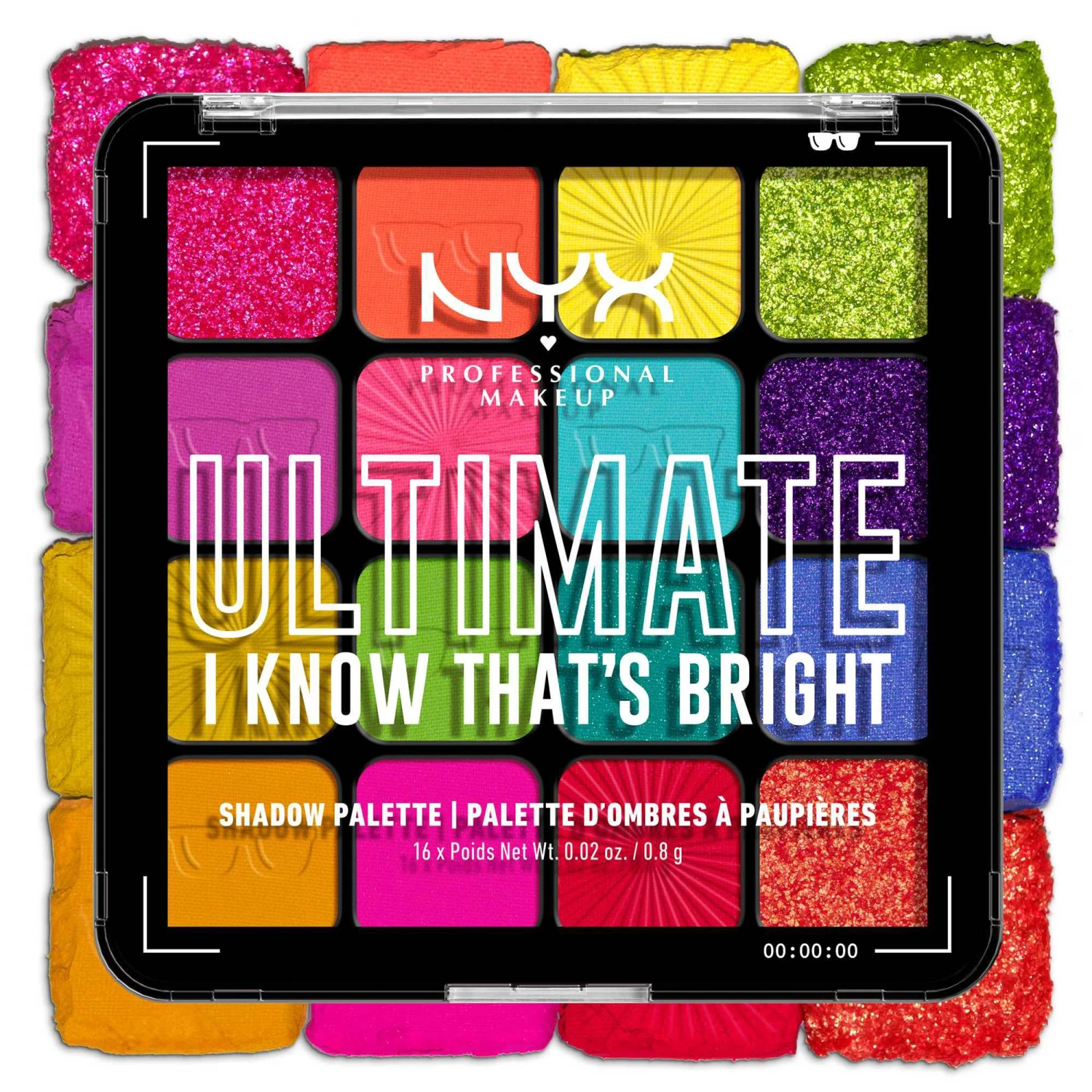 Palette 16 Fards à Paupières Ultimate I Know Thats Bright / 108g 7 Palette 16 Fards à Paupières Ultimate I Know Thats Bright / 108g – Image 5