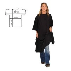 Sibel Peignoir à Fermeture Velcro Economyss 1 Noir