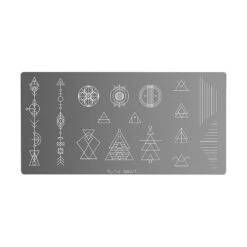 Plaque De Stamping Nail Art Minimal 5 Plaque De Stamping Nail Art Minimal -Bleu Libellule Boutique plaque de stamping nail art minimal 1