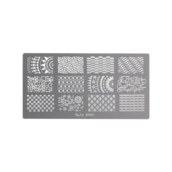Plaque De Stamping Nail Art Sun 3 Plaque De Stamping Nail Art Sun