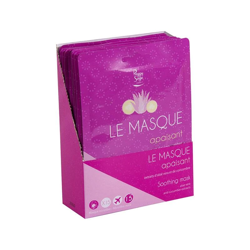 Présentoir Masques Apaisant X15 / 490g 4 Présentoir Masques Apaisant X15 / 490g – Image 2