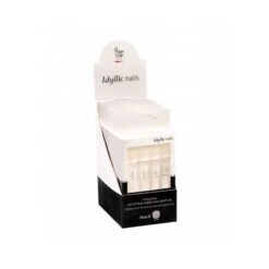 Présentoir - Set 24 Faux Ongles Avec Patch - French Glitter