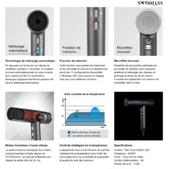 Sèche-cheveux Noir The Cloud Edition / 268g 15 Sèche-cheveux Noir The Cloud Edition / 268g -Bleu Libellule Boutique seche cheveux noir the cloud edition 6