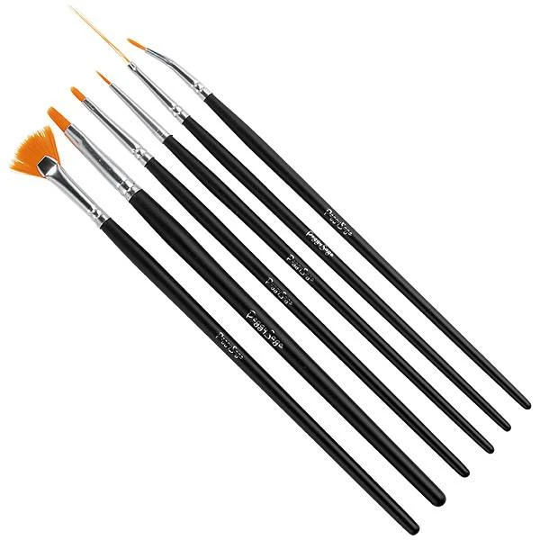 Pinceaux Nail Art X6 Set 3 Pinceaux Nail Art X6 Set