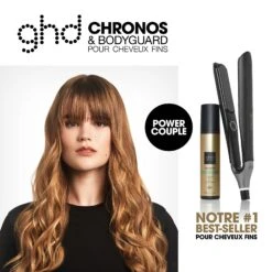 Styler® Ghd Chronos Blanc Et Spray Thermoprotecteur Bodyguard Cheveux Fins / 120ml