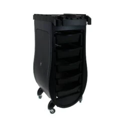 Table De Service Noir - Modèle Curve -Bleu Libellule Boutique table de service noir modele curve 3