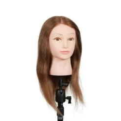 Tête D'étude Chloé Blond Foncé 40cm -Bleu Libellule Boutique tete d etude chloe blond fonce 40cm 3