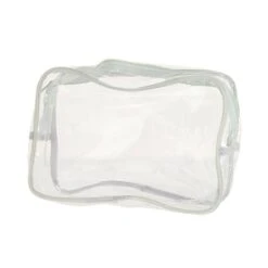 Sibel Trousse Transparente PVC Blanc