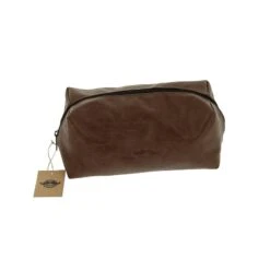 Trousse De Toilette Barber Marron 23.5x14.5x 11cm