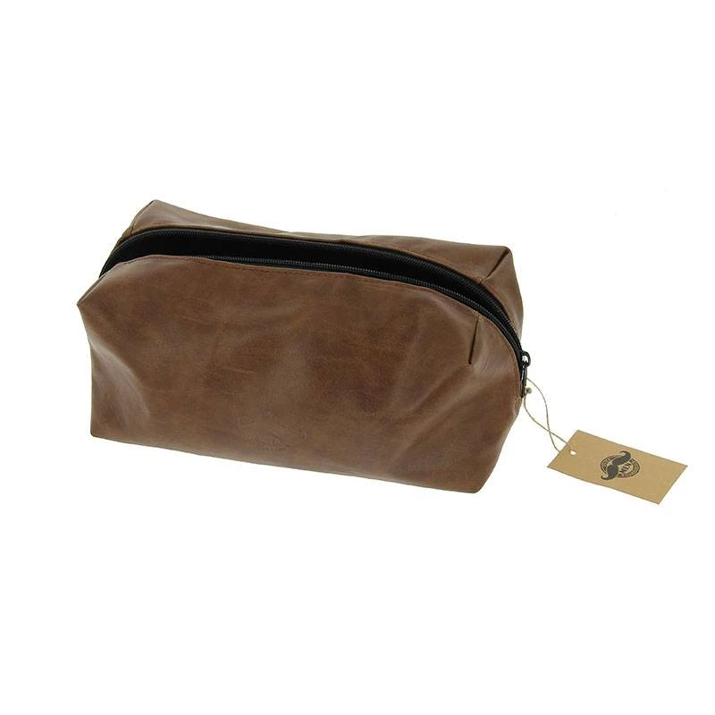 Trousse De Toilette Barber Marron 23.5x14.5x 11cm 6 Trousse De Toilette Barber Marron 23.5x14.5x 11cm – Image 4