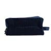 Trousse Velours Côtelé Rectangulaire Avec Poignée Bleue -Bleu Libellule Boutique trousse velours cotele rectangulaire avec poignee bleue