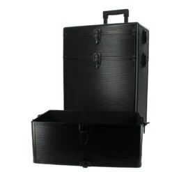 Valise Professionnelle à 2 Roulettes Noir -Bleu Libellule Boutique valise professionnelle a 2 roulettes noir 2