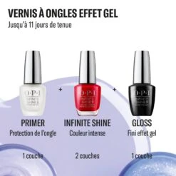 OPI Vernis à Ongles Infinite Shine Bubblegum Glaze / 15ml -Bleu Libellule Boutique vernis a ongles infinite shine bubblegum glaze 4